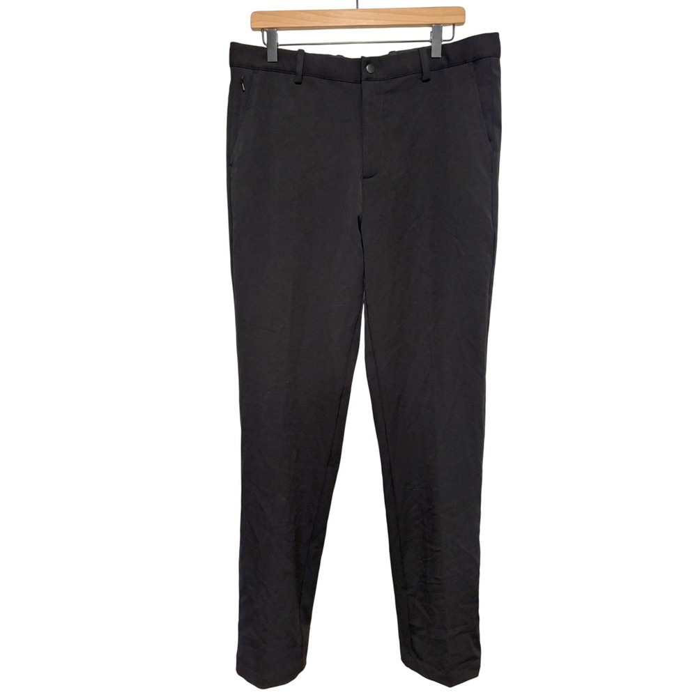NWT Quince Ultra-Stretch‎ 24/7 Smart Chinos Black Athletic Tapered Mens 34x34